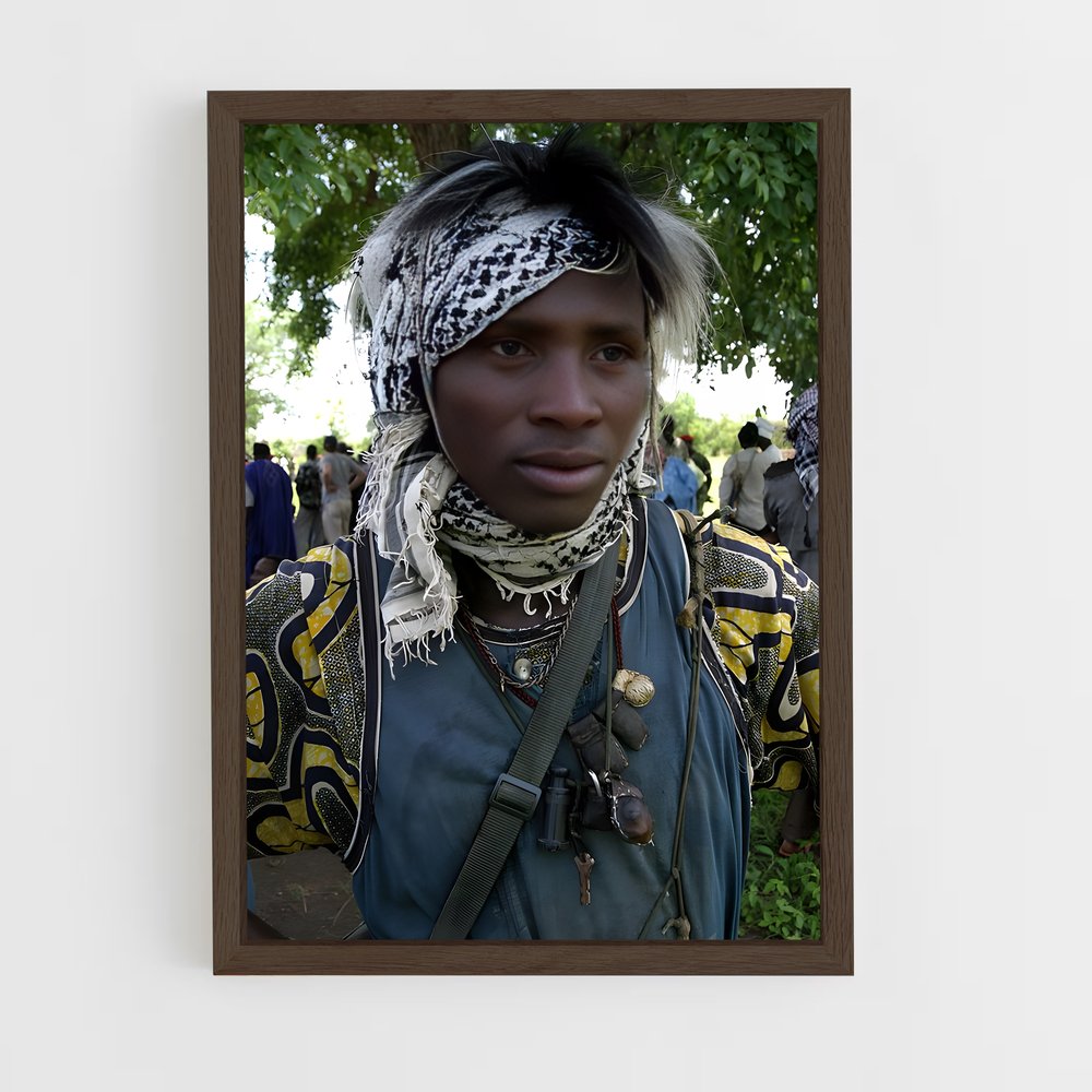 ap-central african republic-5 cadre Bois foncé