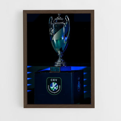 ap-cev champions league-1 cadre Bois foncé