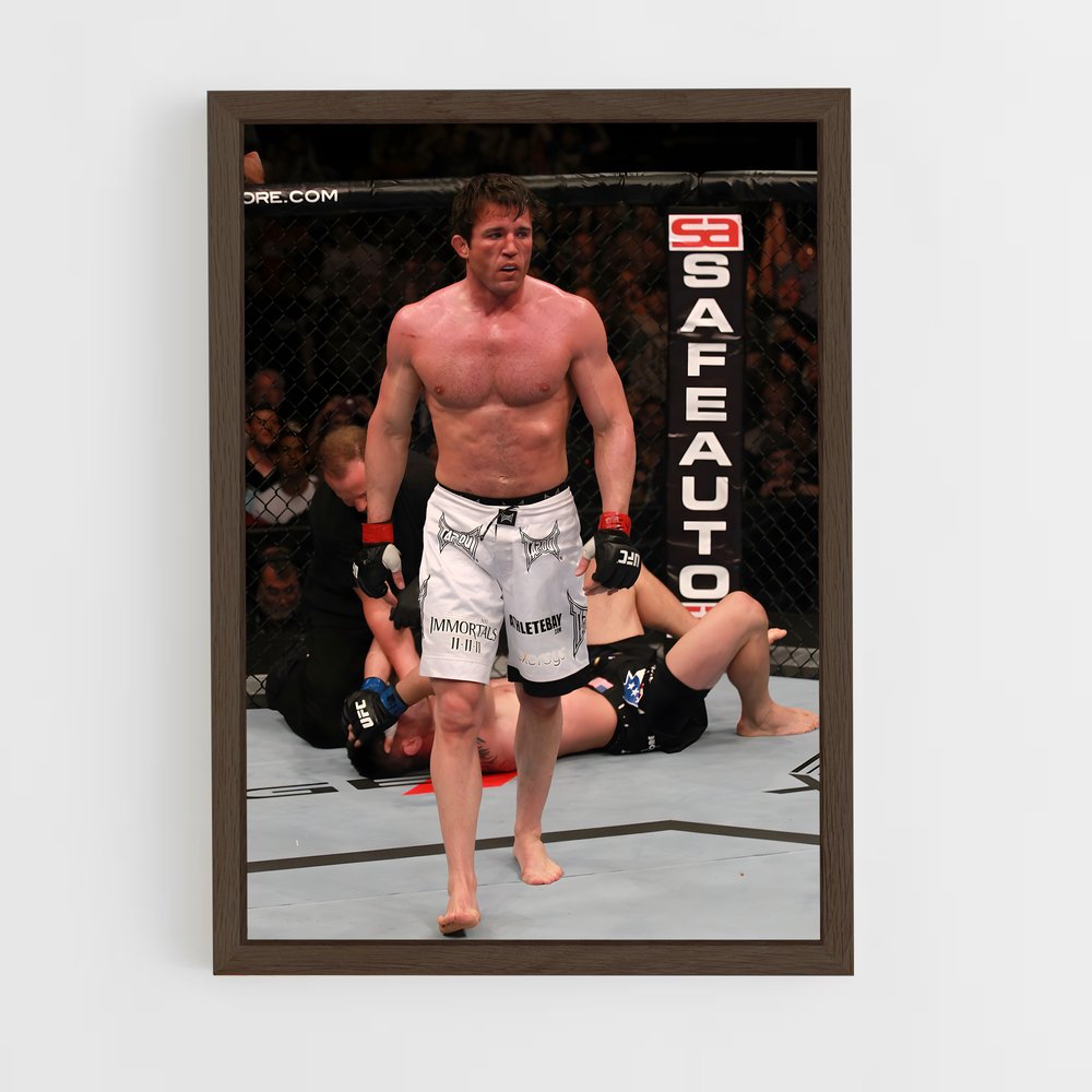 ap-chael sonnen-1 cadre Bois foncé