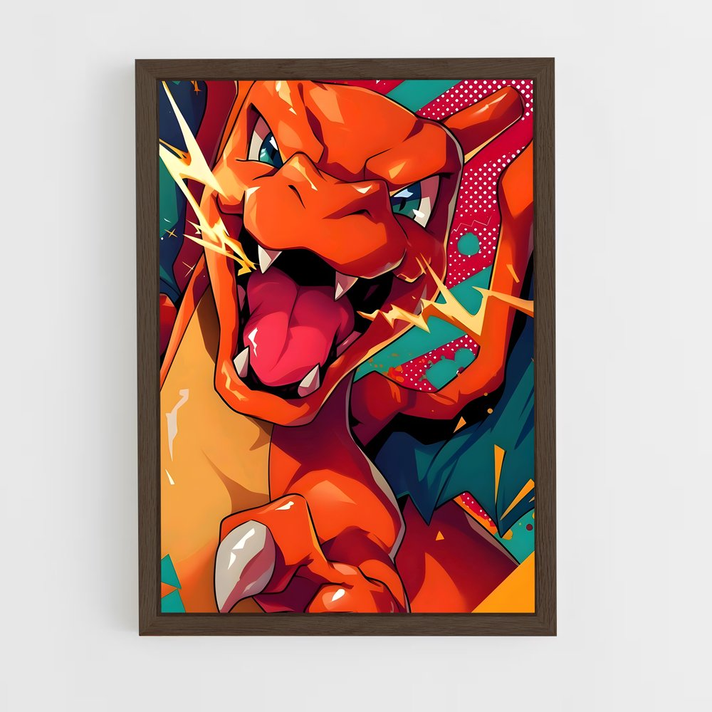 ap-charizard-6 cadre Bois foncé