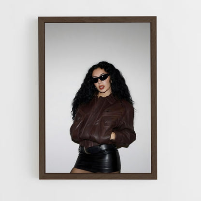 ap-charli xcx-1 cadre Bois foncé