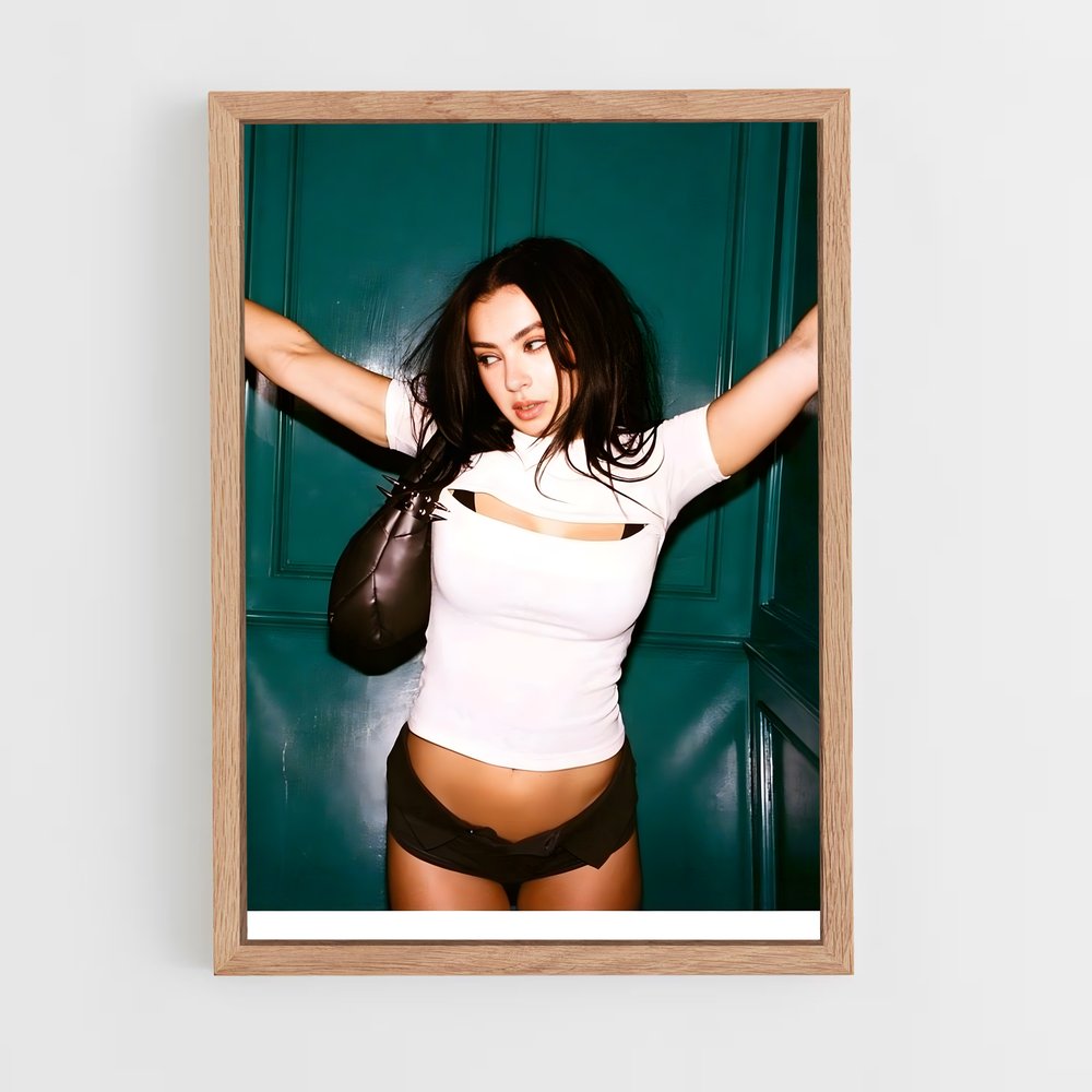 ap-charli xcx-3 cadre Bois clair