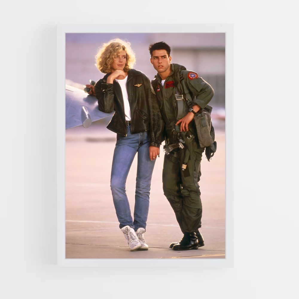 ap-charlie top gun-2 cadre Blanc