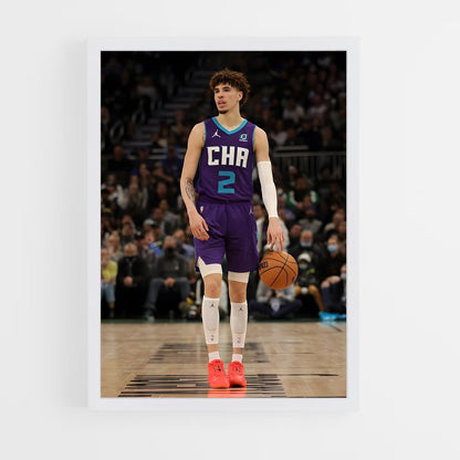 ap-charlotte hornets-6 cadre Blanc