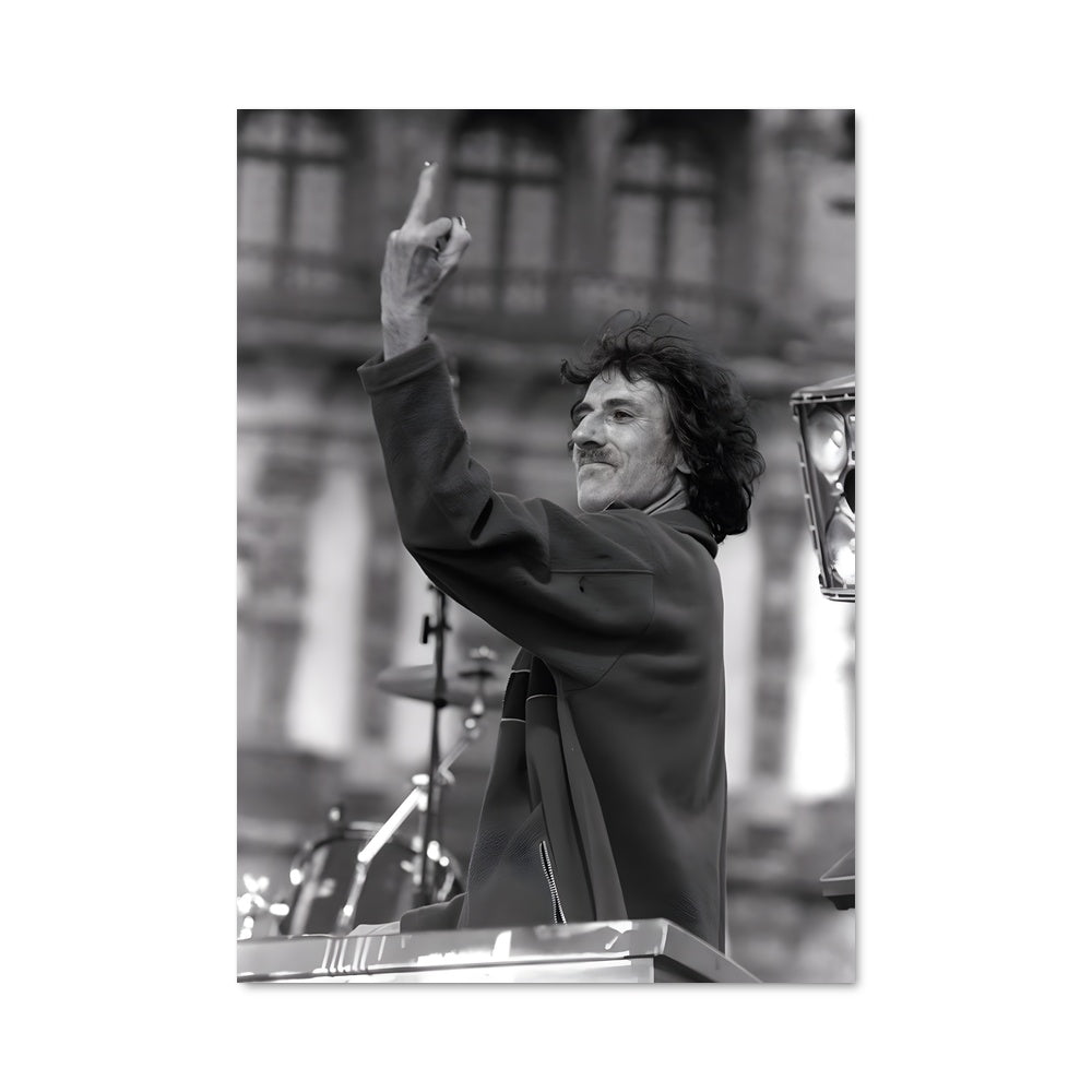 Poster Chanteur Élégant