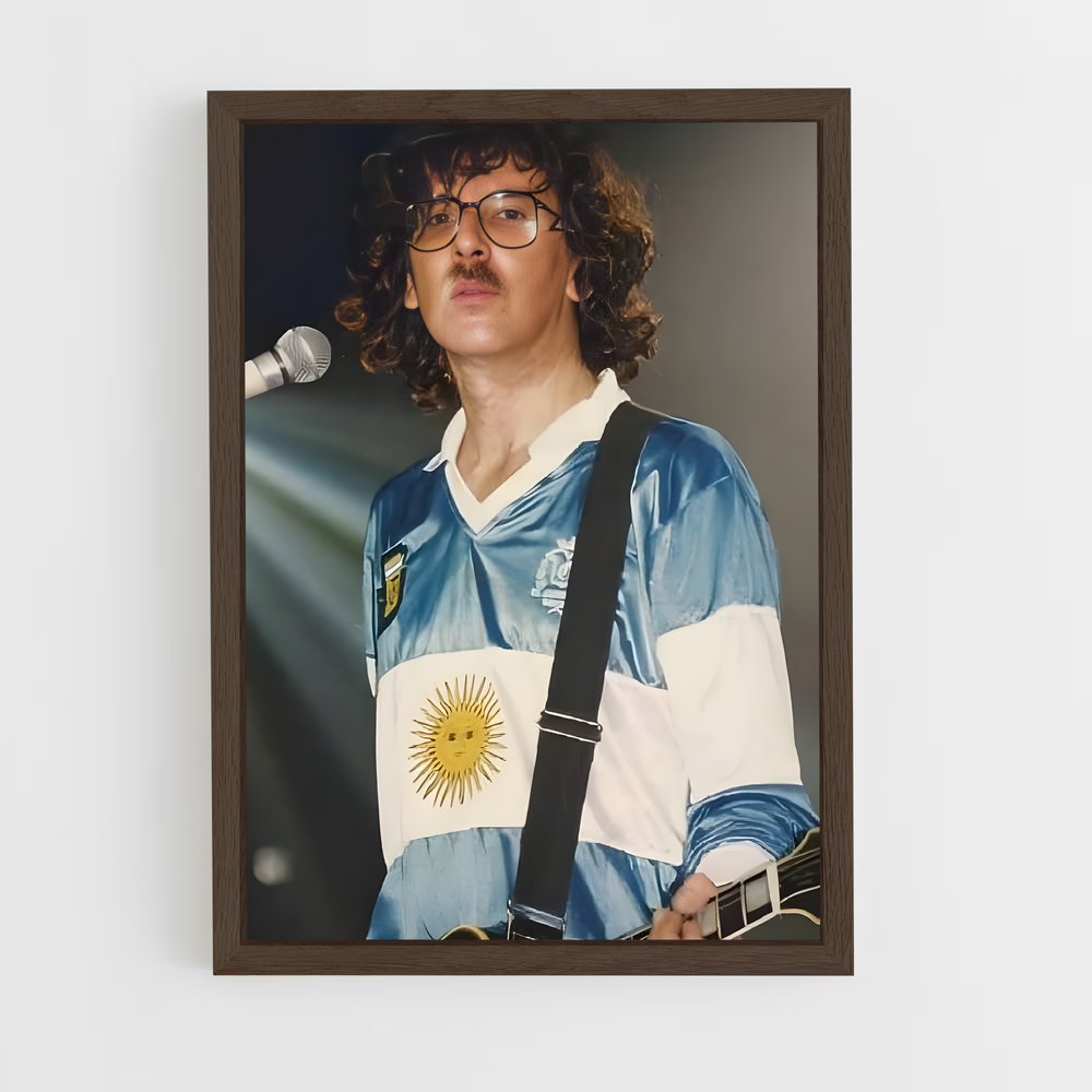 ap-charly garcia-1 cadre Bois foncé