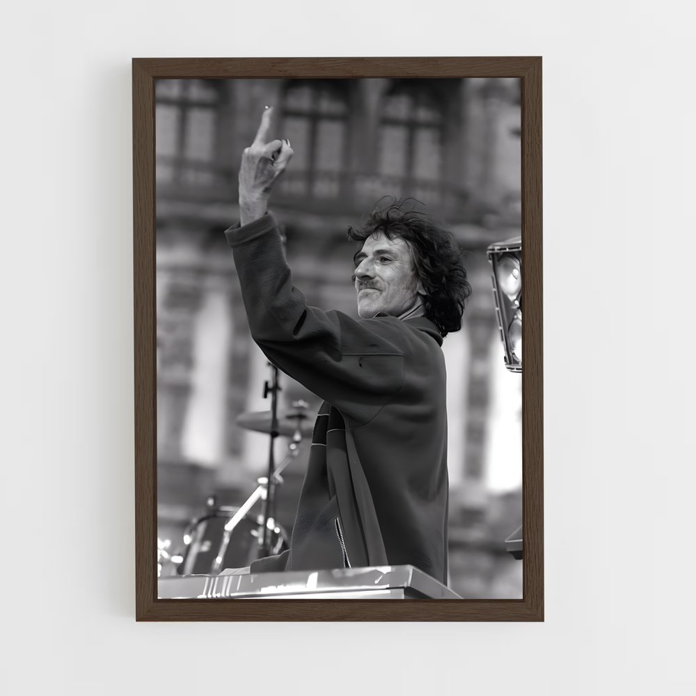 ap-charly garcia-2 cadre Bois foncé