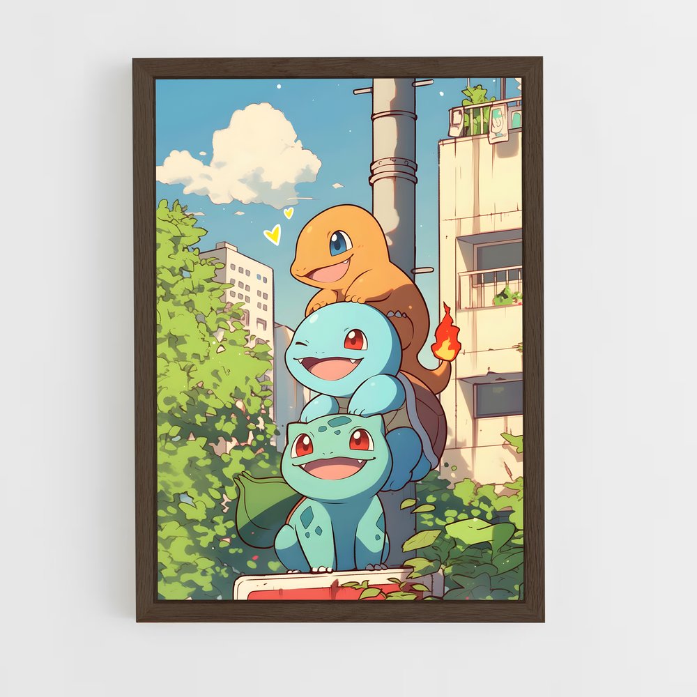 ap-charmander-2 cadre Bois foncé