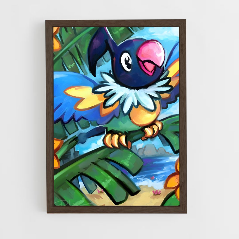 ap-chatot-1 cadre Bois foncé