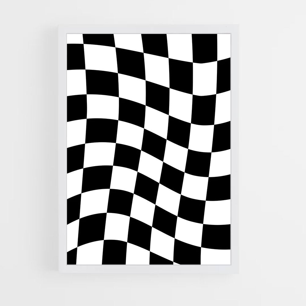 ap-checkerboard-2 cadre Blanc