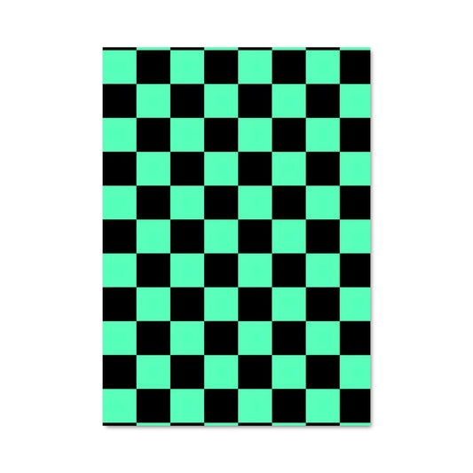 Poster Échecs Verts