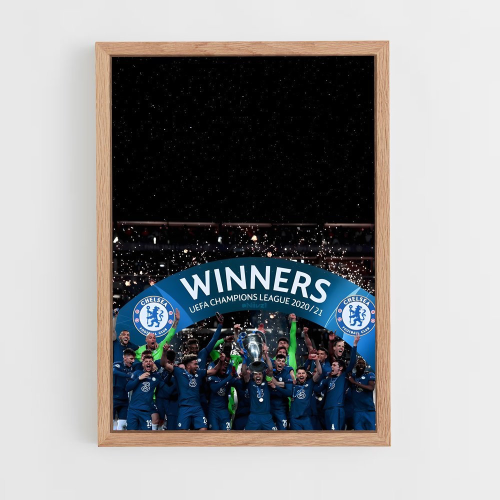 ap-chelsea fc-11 cadre Bois clair