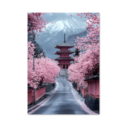 Poster Temple des Cerisiers