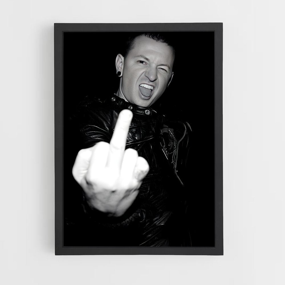 ap-chester bennington-2 cadre Noir
