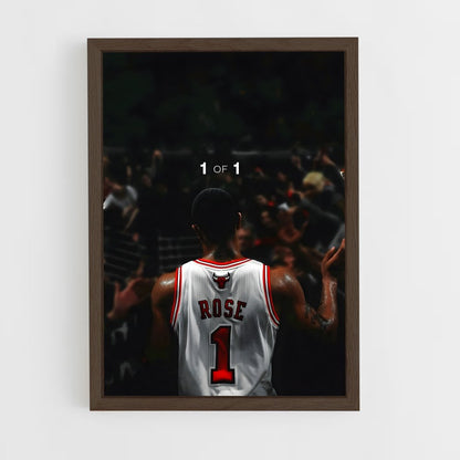 ap-chicago bulls-11 cadre Bois foncé