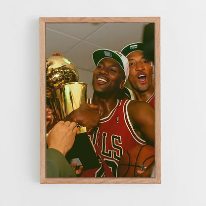ap-chicago bulls-12 cadre Bois clair