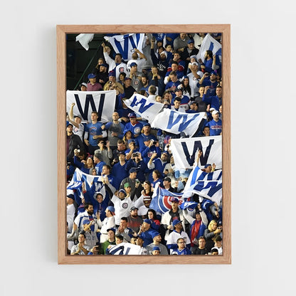 ap-chicago cubs-8 cadre Bois clair