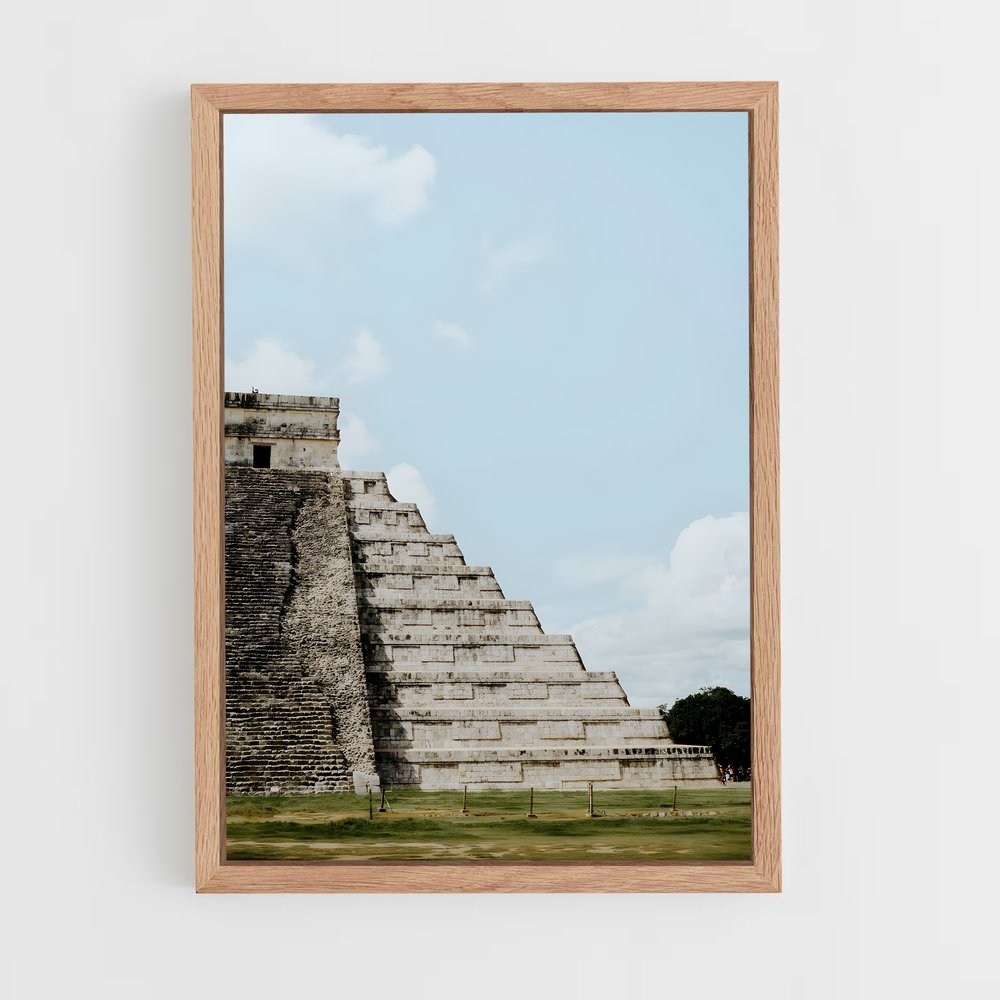 ap-chichen itza-18 cadre Bois clair