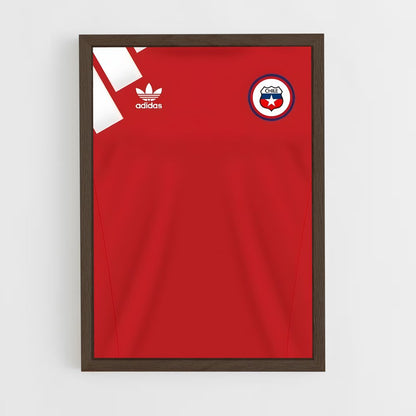 ap-chile national football team-1 cadre Bois foncé