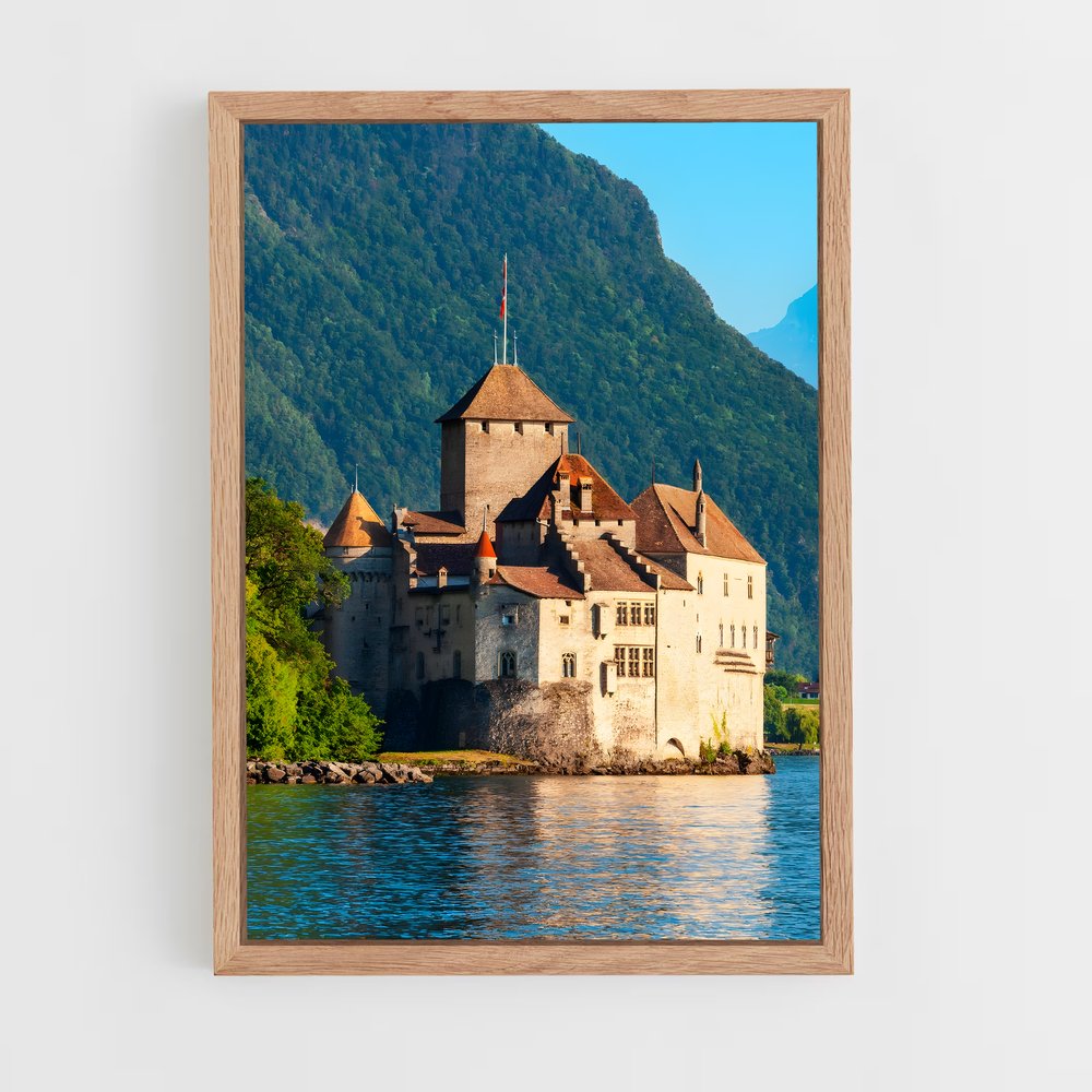 ap-chillon castle-1 cadre Bois clair