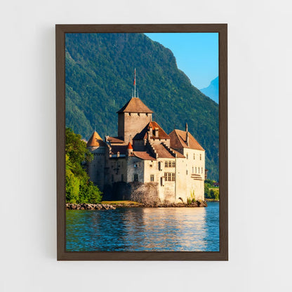 ap-chillon castle-1 cadre Bois foncé