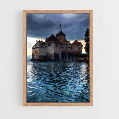ap-chillon castle-4 cadre Bois clair