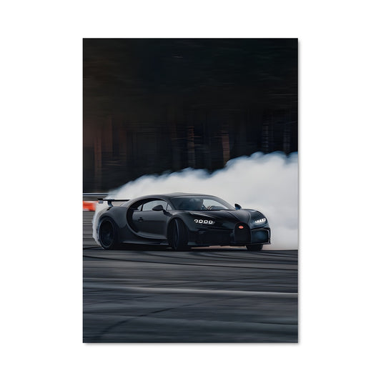 Poster Fumée et Vitesse