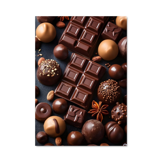 Poster Chocolat & Noisettes
