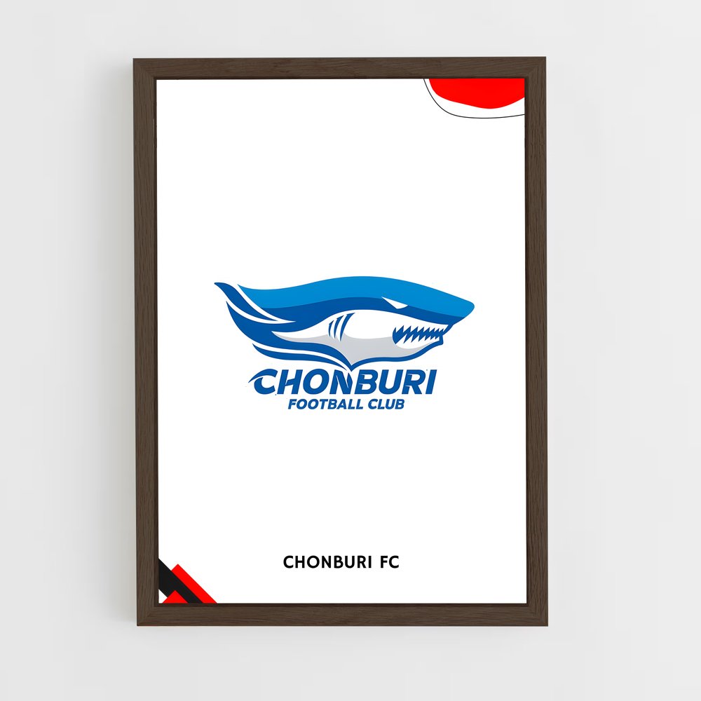 ap-chonburi fc-1 cadre Bois foncé