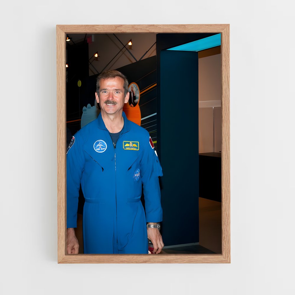 ap-chris hadfield-2 cadre Bois clair
