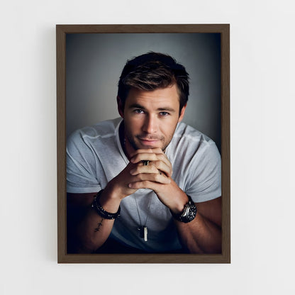 ap-chris hemsworth-6 cadre Bois foncé