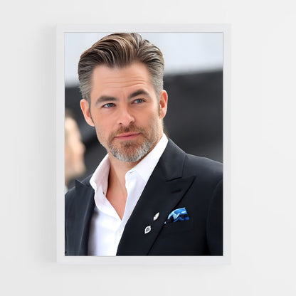 ap-chris pine-1 cadre Blanc