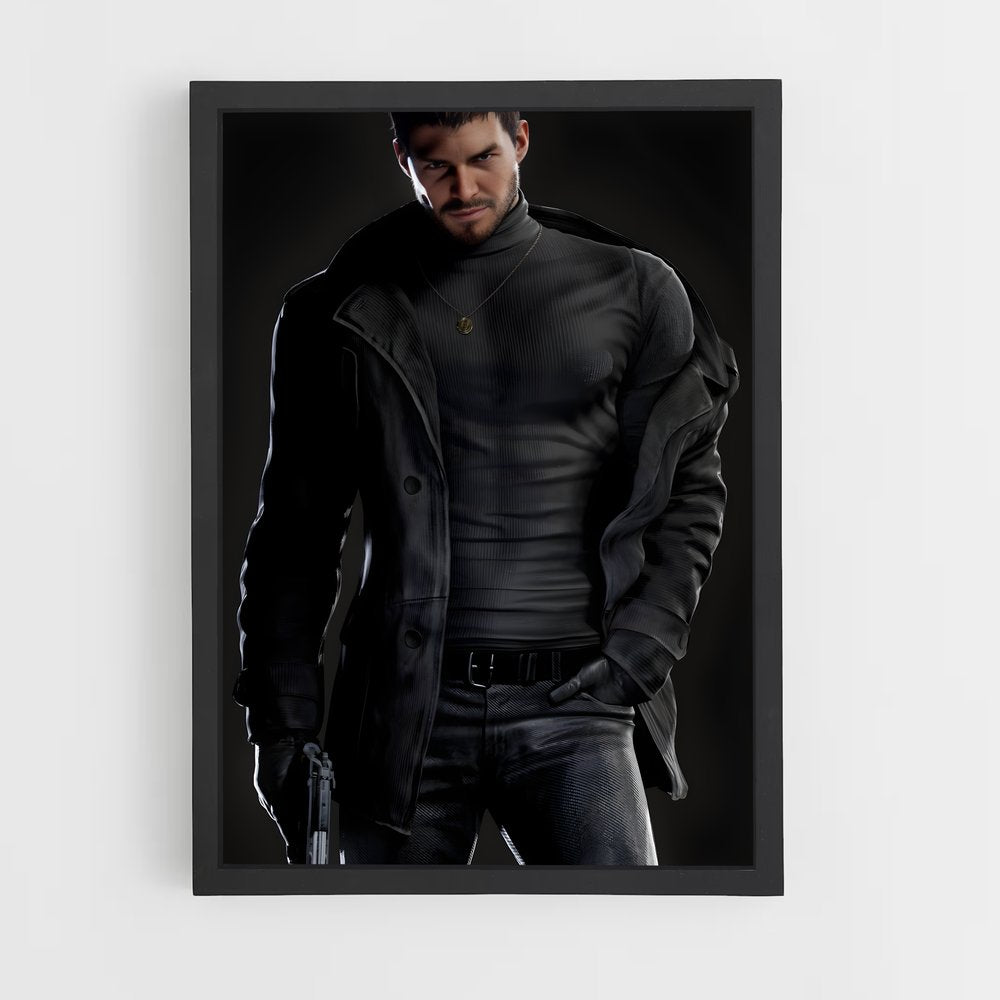 ap-chris redfield-1 cadre Noir