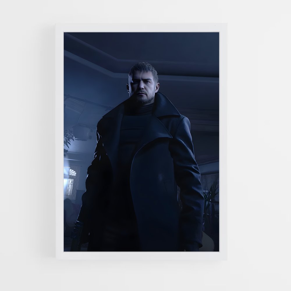 ap-chris redfield-2 cadre Blanc