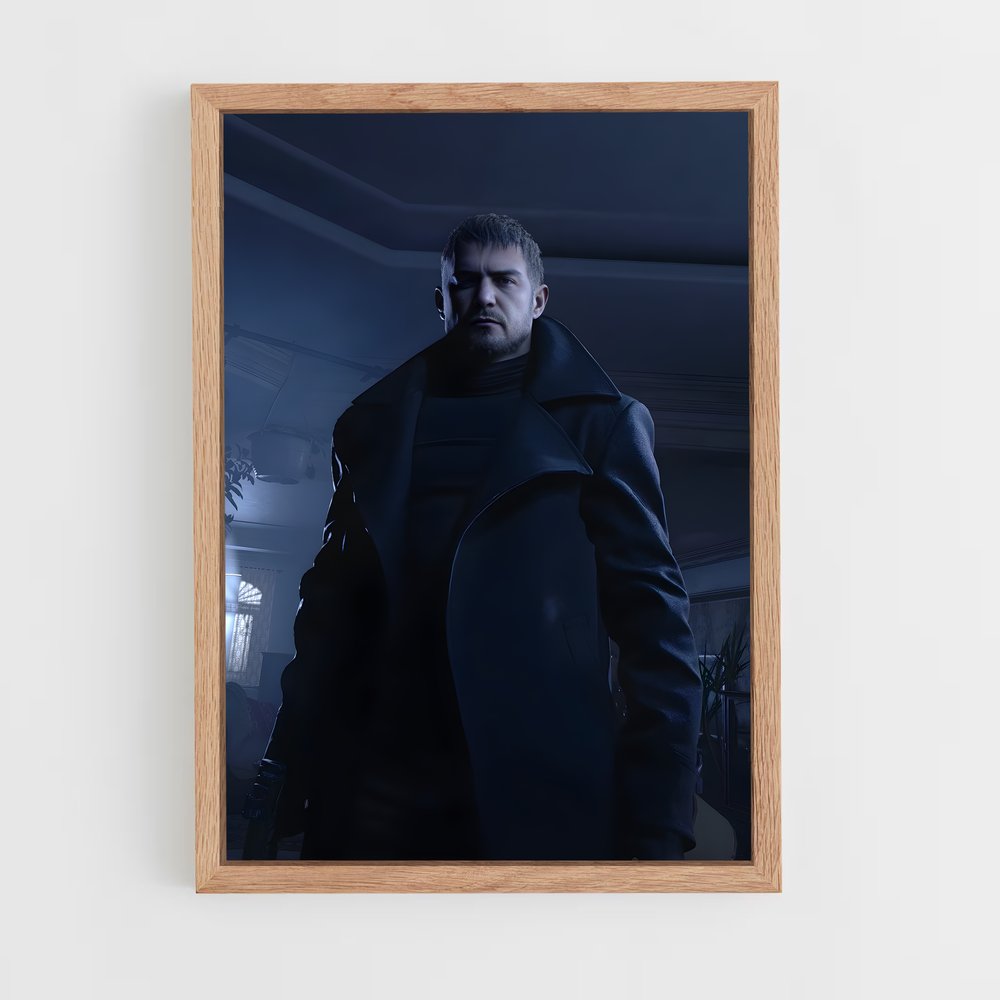 ap-chris redfield-2 cadre Bois clair