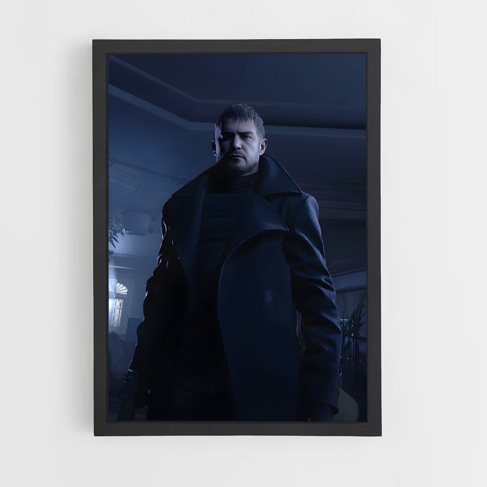 ap-chris redfield-2 cadre Noir