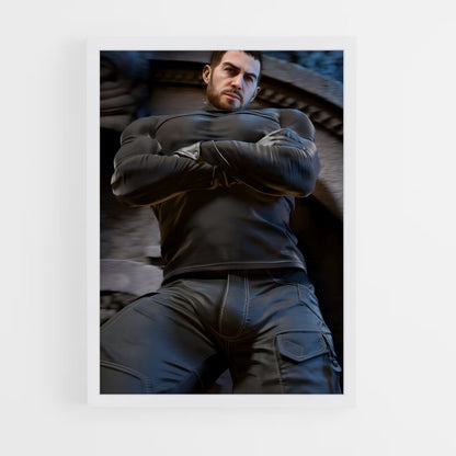 ap-chris redfield-3 cadre Blanc