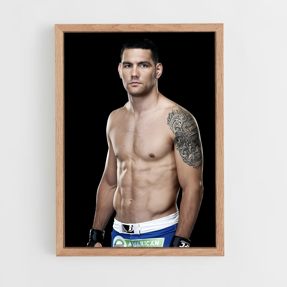 ap-chris weidman-3 cadre Bois clair