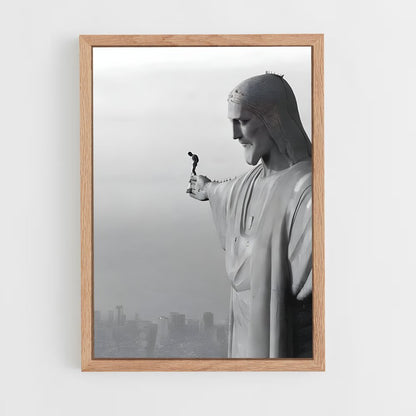ap-christ the redeemer-1 cadre Bois clair