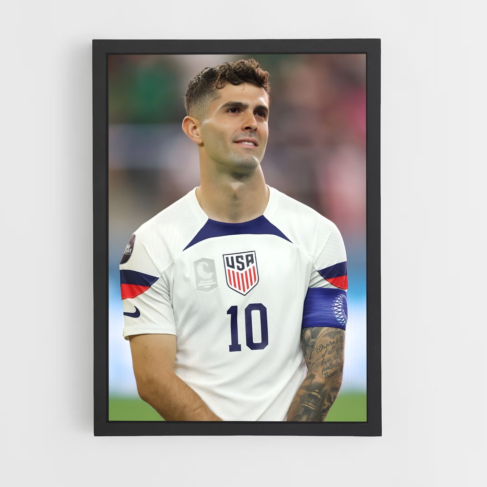 ap-christian pulisic-1 cadre Noir