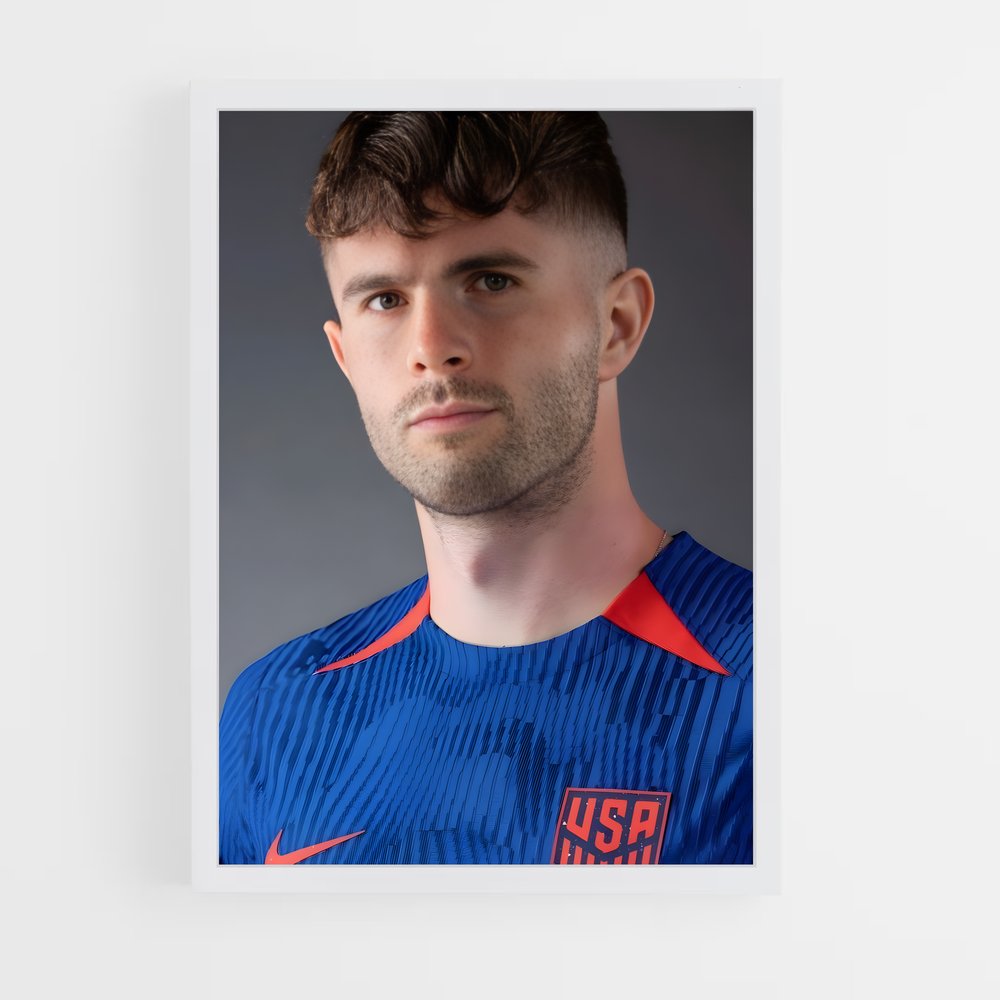 ap-christian pulisic-5 cadre Blanc