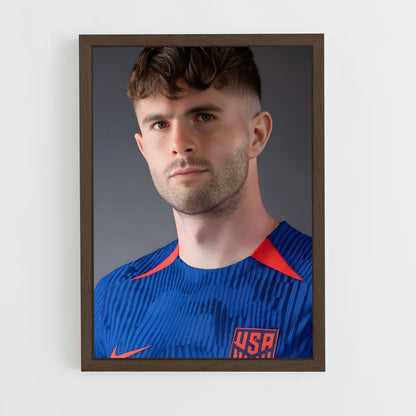 ap-christian pulisic-5 cadre Bois foncé