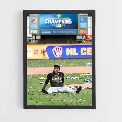 ap-christian yelich-7 cadre Noir