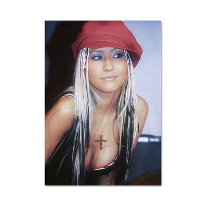 Poster Christina en Rouge