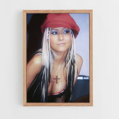 ap-christina aguilera-2 cadre Bois clair