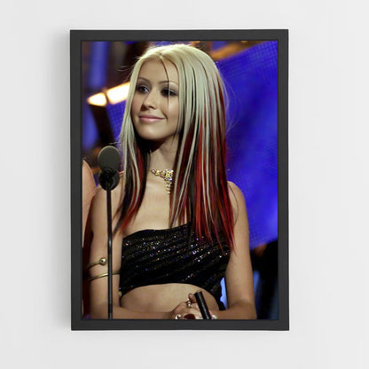 ap-christina aguilera-3 cadre Noir