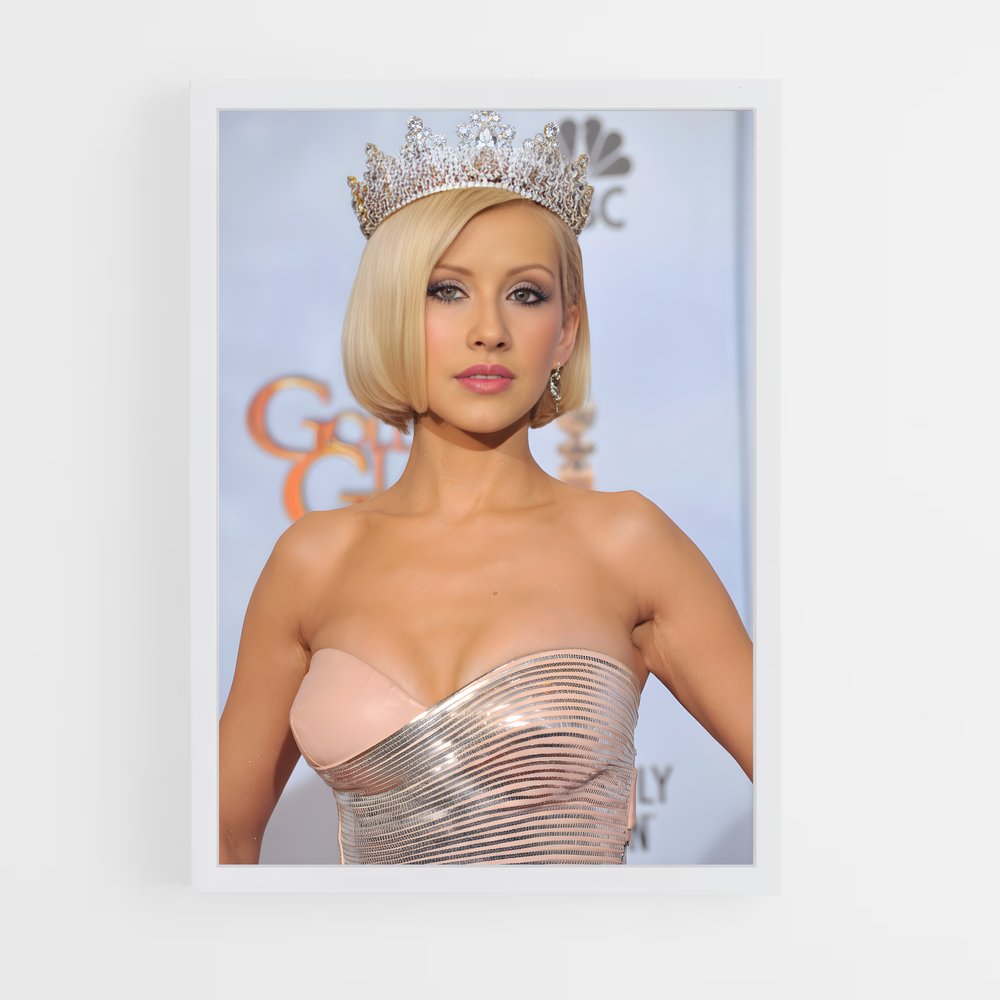 ap-christina aguilera-8 cadre Blanc