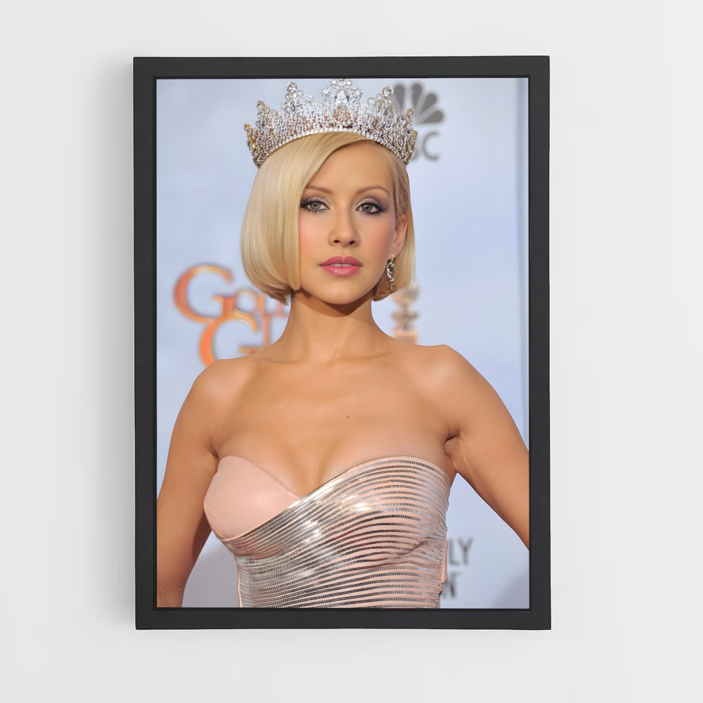 ap-christina aguilera-8 cadre Noir