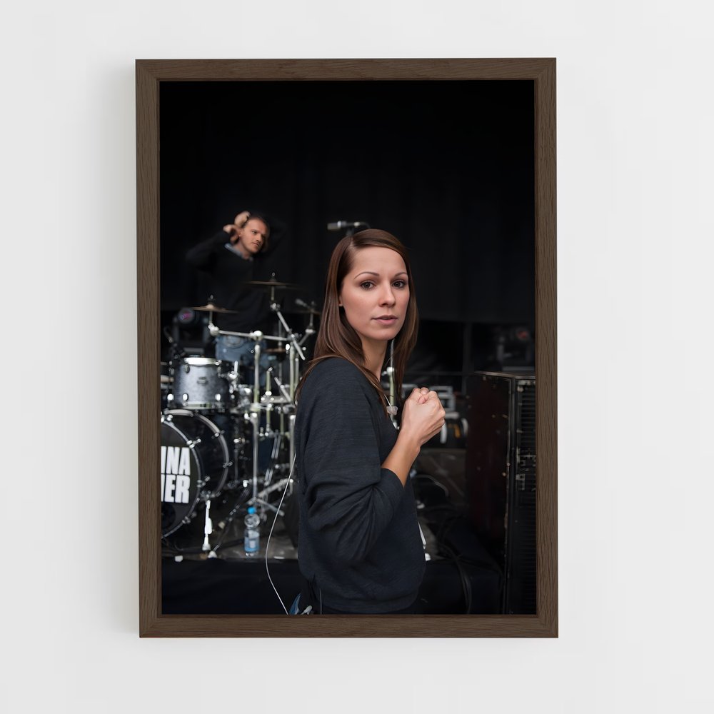 ap-christina sturmer-1 cadre Bois foncé