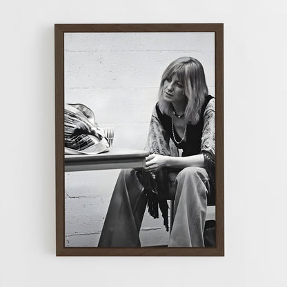 ap-christine mcvie-1 cadre Bois foncé